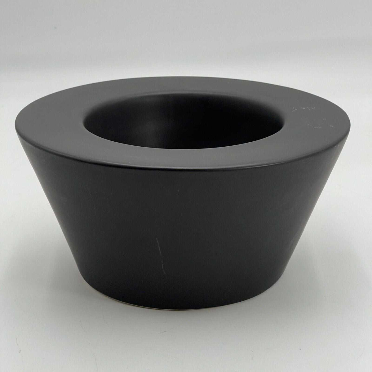 United Containers 9.5" Matte Black Ceramic Multi-Use Pot Home Decor