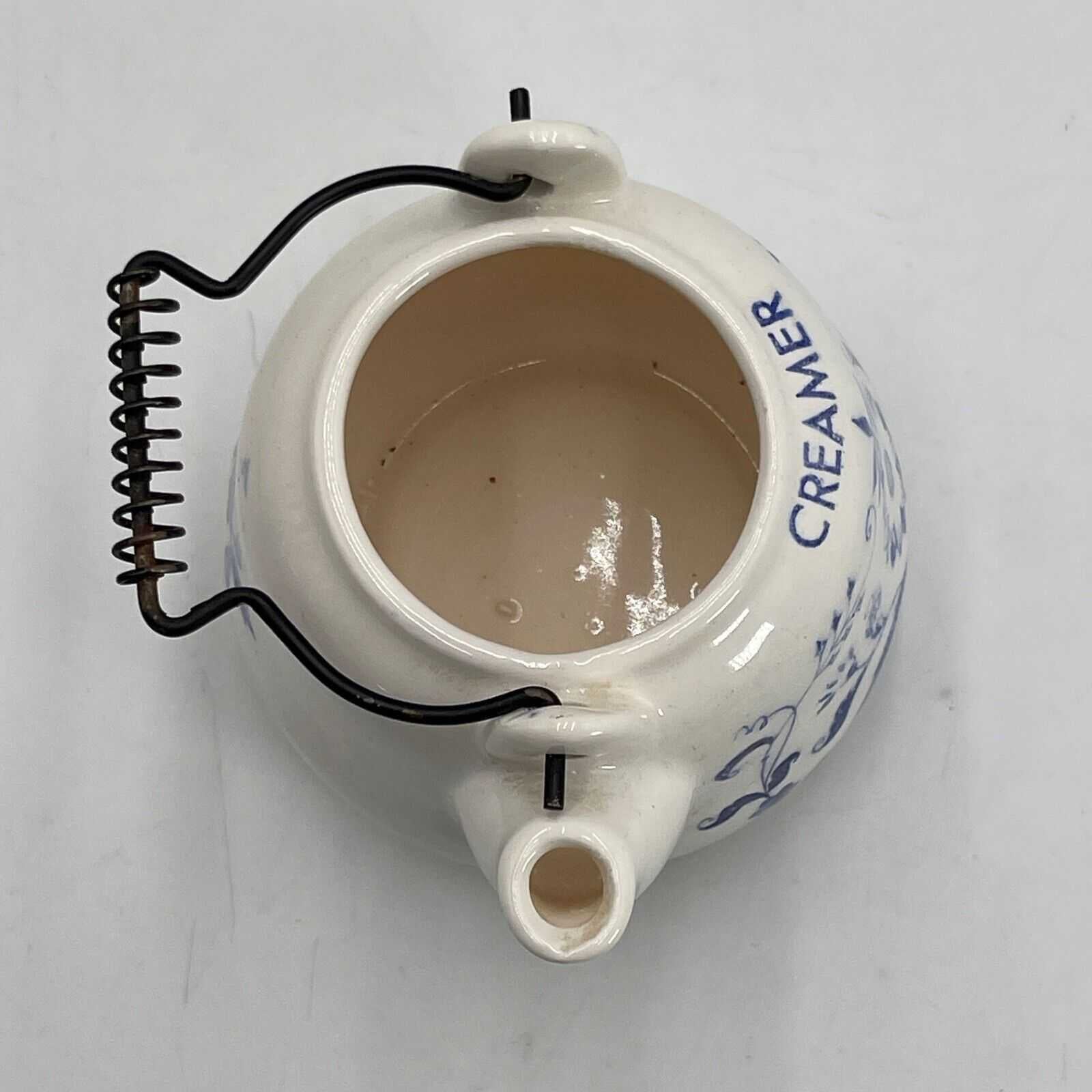 Vintage CM CHADWICK BLUE ONION 6 Inch Ceramic Teapot Made in JAPAN - NO LID