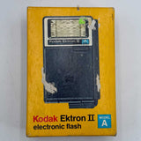 Vintage Kodak Ektron II Model A Electronic Flash - Original Box Manual Untested