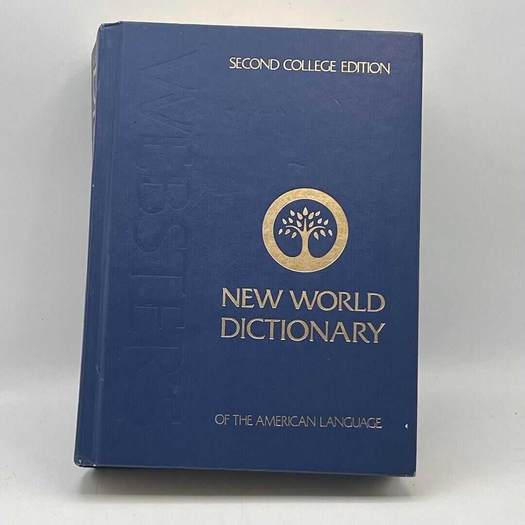 Websters New World Dictionary of the American Language 2nd College Edition HC