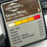 West Bend Sensa-Temp Electric Skillet Heat Controller WB#6 Control - 1200 Watts