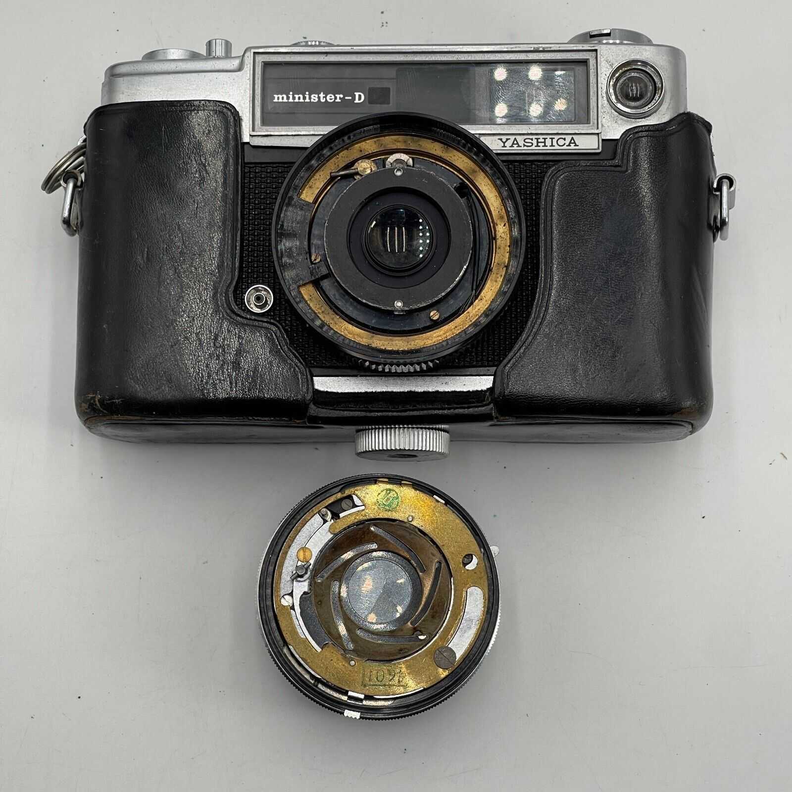 Yashica Minister-D 35mm Rangefinder + Yashinon 45mm f 2.8 Lens - Parts Repair